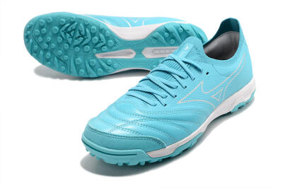 Mizuno Morelia Neo Sala β Japan TF Low-Tops Soccer Shoes - Blue/White