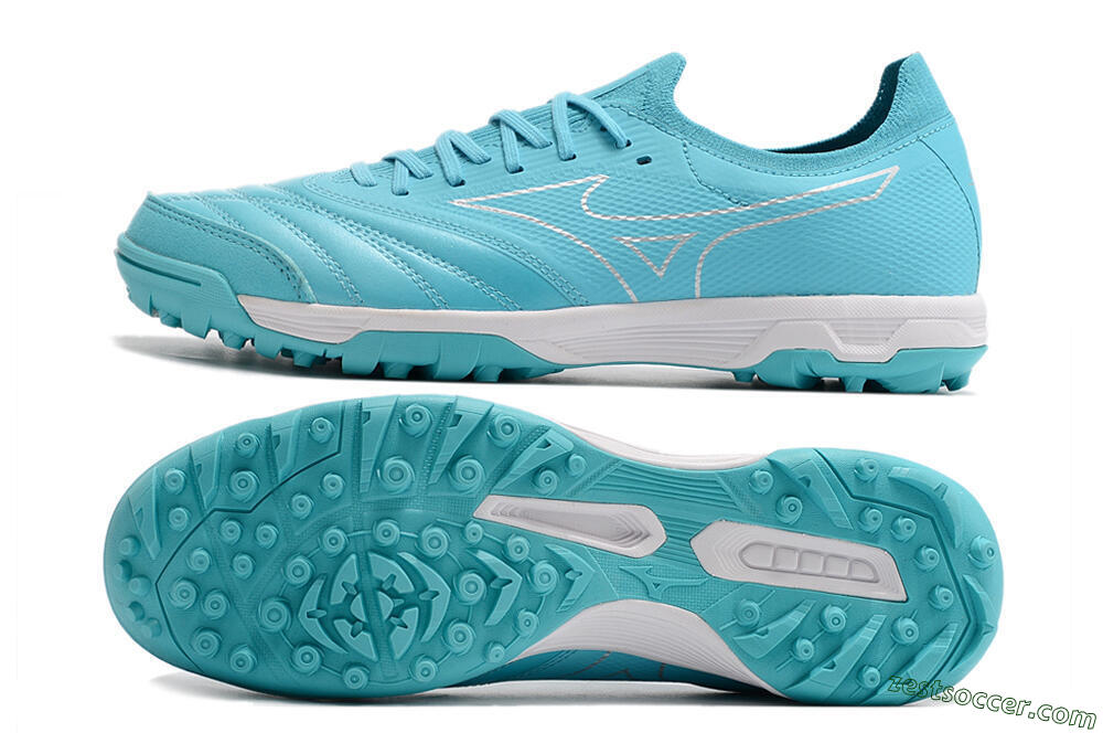 Mizuno Morelia Neo Sala β Japan TF Low-Tops Soccer Shoes - Blue/White 1