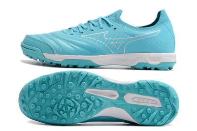Mizuno Morelia Neo Sala β Japan TF Low-Tops Soccer Shoes - Blue/White
