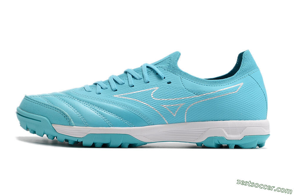 Mizuno Morelia Neo Sala β Japan TF Low-Tops Soccer Shoes - Blue/White 2