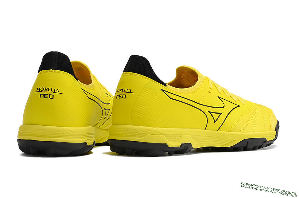 Mizuno Morelia Neo Sala β Japan TF Low-Tops Soccer Shoes - Yellow/Black 6