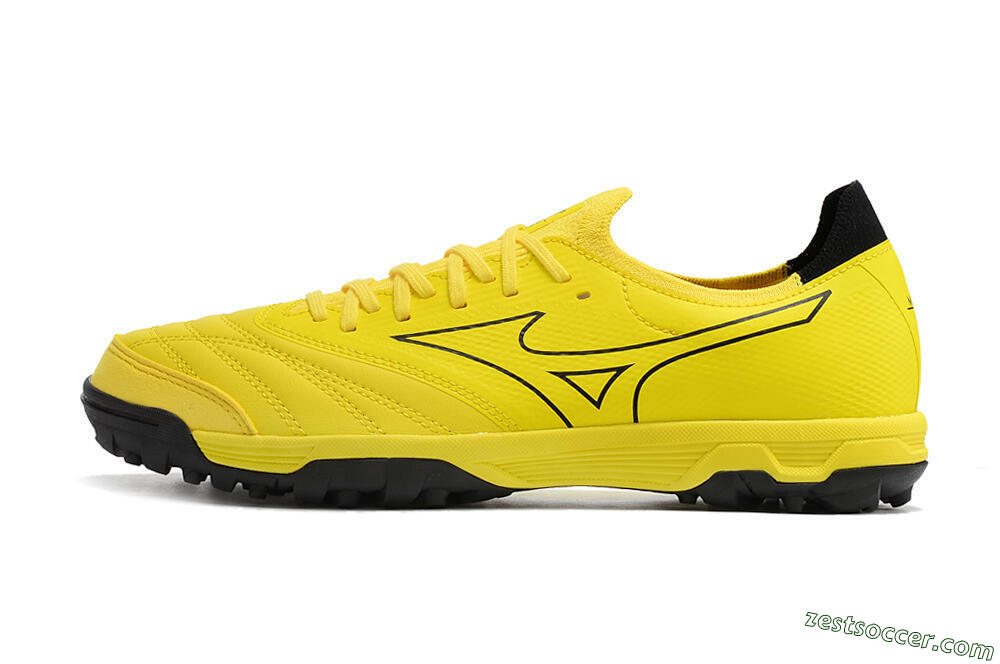 Mizuno Morelia Neo Sala β Japan TF Low-Tops Soccer Shoes - Yellow/Black 2