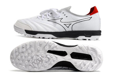 Mizuno Morelia Neo Sala β Japan TF Low-Tops Soccer Shoes - White/Black/Red