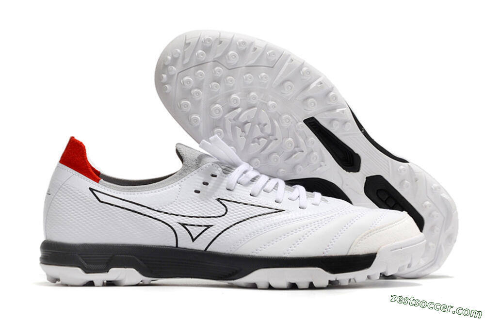 Mizuno Morelia Neo Sala β Japan TF Low-Tops Soccer Shoes - White/Black/Red 0