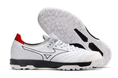 Mizuno Morelia Neo Sala β Japan TF Low-Tops Soccer Shoes - White/Black/Red
