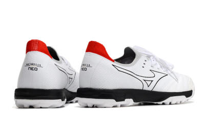 Mizuno Morelia Neo Sala β Japan TF Low-Tops Soccer Shoes - White/Black/Red