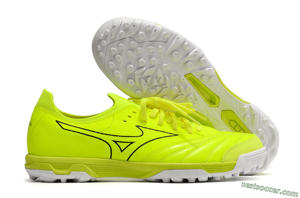 Mizuno Morelia Neo Sala β Japan TF Low-Tops Soccer Shoes - Green/Black 0