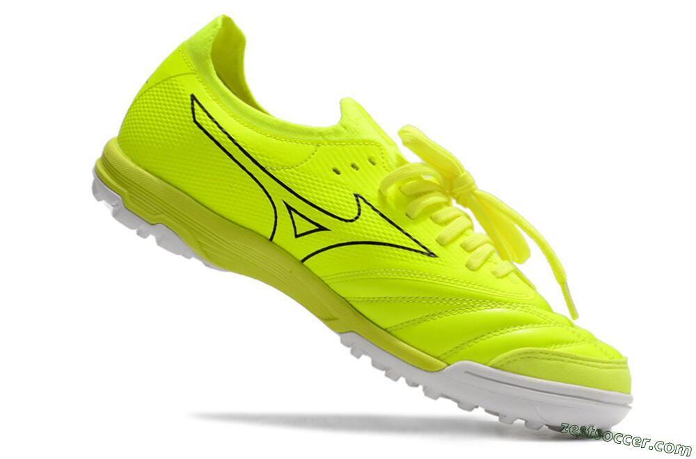 Mizuno Morelia Neo Sala β Japan TF Low-Tops Soccer Shoes - Green/Black 4