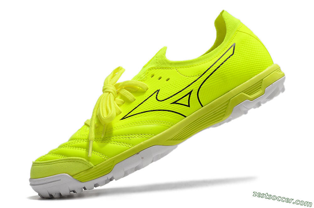 Mizuno Morelia Neo Sala β Japan TF Low-Tops Soccer Shoes - Green/Black 5