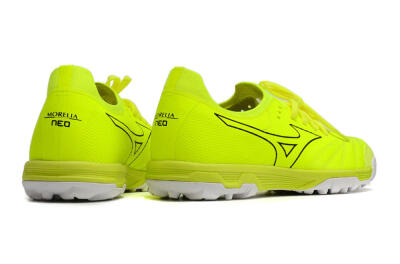 Mizuno Morelia Neo Sala β Japan TF Low-Tops Soccer Shoes - Green/Black