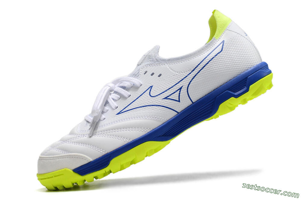Mizuno Morelia Neo Sala β Japan TF Low-Tops Soccer Shoes - White/Blue 5