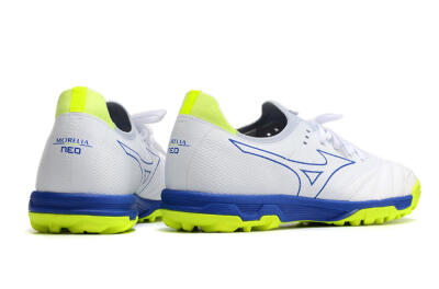 Mizuno Morelia Neo Sala β Japan TF Low-Tops Soccer Shoes - White/Blue