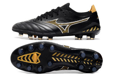 Mizuno Morelia Neo 3 Japan FG Low-Tops Soccer Cleats - Black/Yellow