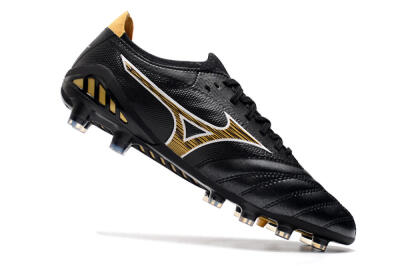 Mizuno Morelia Neo 3 Japan FG Low-Tops Soccer Cleats - Black/Yellow