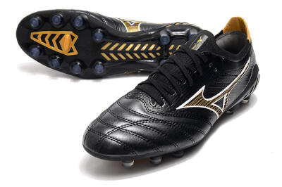 Mizuno Morelia Neo 3 Japan FG Low-Tops Soccer Cleats - Black/Yellow