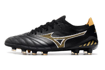 Mizuno Morelia Neo 3 Japan FG Low-Tops Soccer Cleats - Black/Yellow