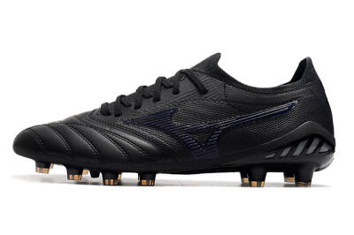Mizuno Morelia Neo 3 Japan FG Low-Tops Soccer Cleats - Black/Blue