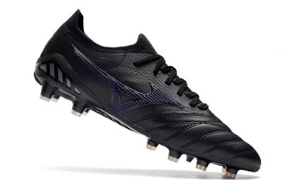 Mizuno Morelia Neo 3 Japan FG Low-Tops Soccer Cleats - Black/Blue