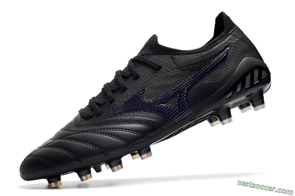 Mizuno Morelia Neo 3 Japan FG Low-Tops Soccer Cleats - Black/Blue 5