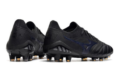 Mizuno Morelia Neo 3 Japan FG Low-Tops Soccer Cleats - Black/Blue