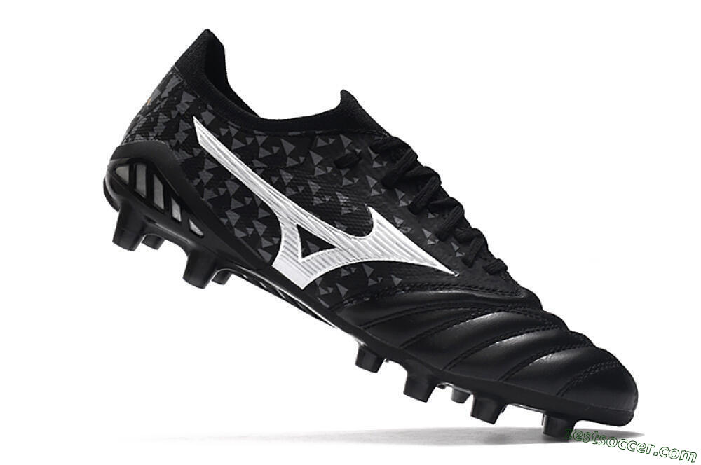 Mizuno Morelia Neo 3 Japan FG Low-Tops Soccer Cleats - Black/White 4