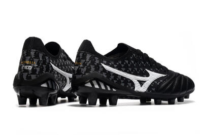 Mizuno Morelia Neo 3 Japan FG Low-Tops Soccer Cleats - Black/White