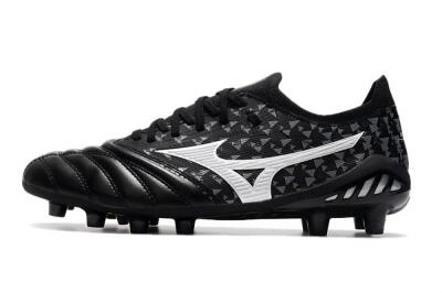 Mizuno Morelia Neo 3 Japan FG Low-Tops Soccer Cleats - Black/White