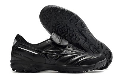 Mizuno Morelia Sala Classic TF Low-Tops Soccer Shoes - Black/Black