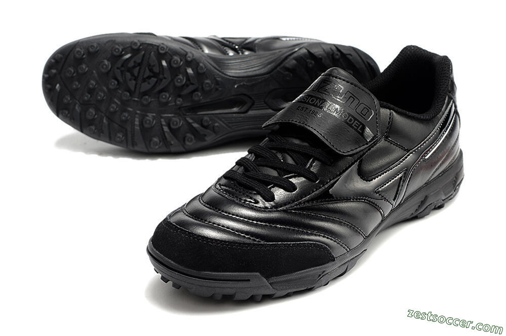 Mizuno Morelia Sala Classic TF Low-Tops Soccer Shoes - Black/Black 3