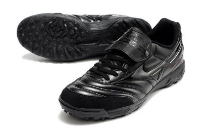 Mizuno Morelia Sala Classic TF Low-Tops Soccer Shoes - Black/Black