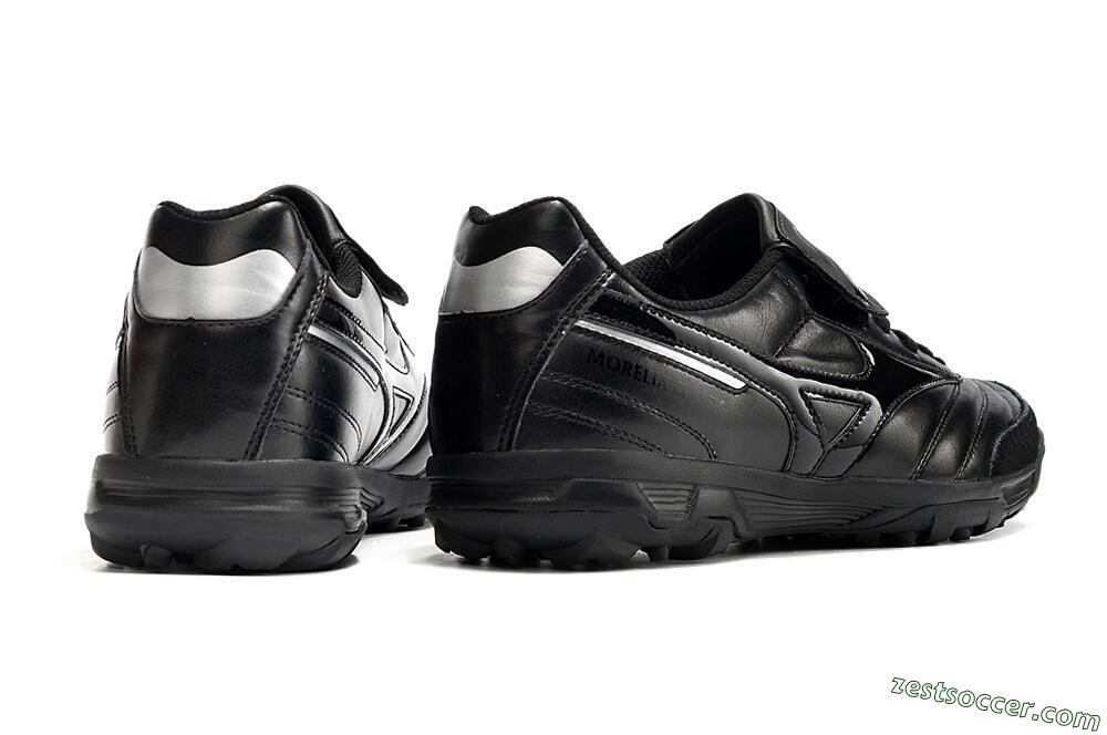 Mizuno Morelia Sala Classic TF Low-Tops Soccer Shoes - Black/Black 6