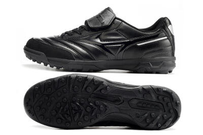 Mizuno Morelia Sala Classic TF Low-Tops Soccer Shoes - Black/Black