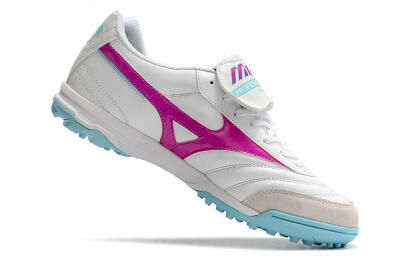 Mizuno Morelia Sala Classic TF Low-Tops Soccer Shoes - White/Red/Blue