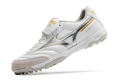Mizuno Morelia Sala Classic TF Low-Tops Soccer Shoes - White/Silver