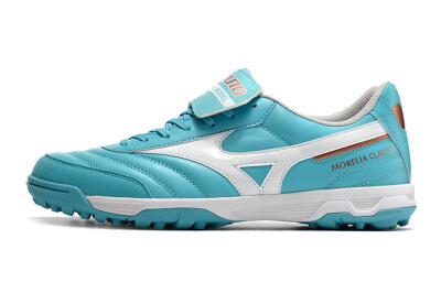 Mizuno Morelia Sala Classic TF Low-Tops Soccer Shoes - Blue/White