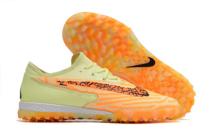 Nike React Phantom GX Pro TF Low-Tops Soccer Shoes - Orange/Green