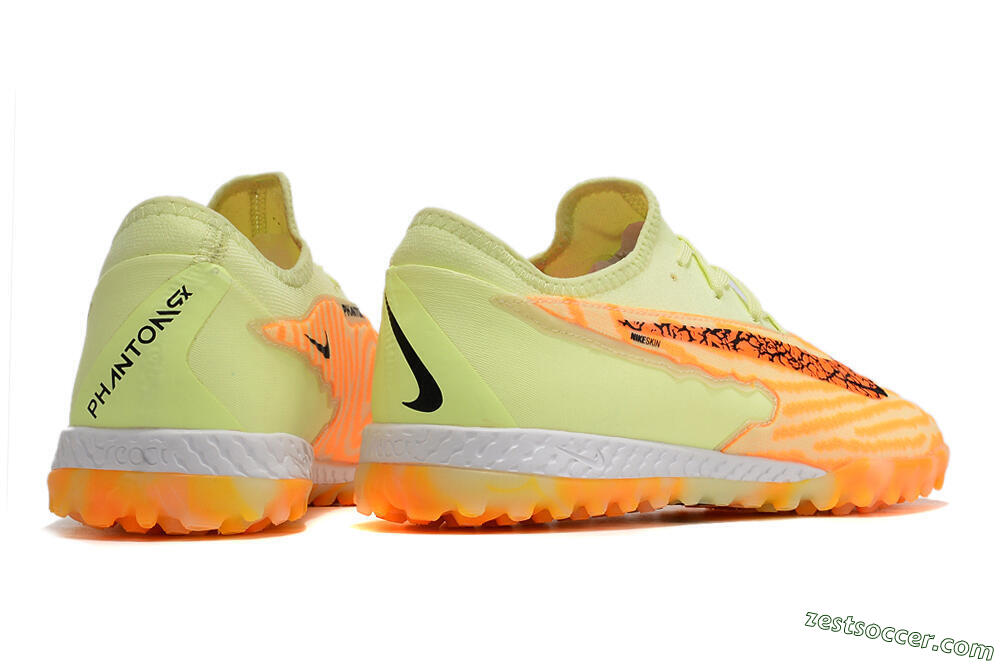 Nike React Phantom GX Pro TF Low-Tops Soccer Shoes - Orange/Green 6