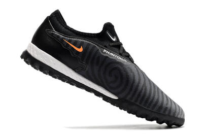 Nike React Phantom GX Pro TF Low-Tops Soccer Shoes - Black/White