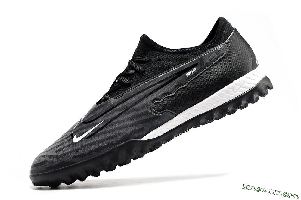 Nike React Phantom GX Pro TF Low-Tops Soccer Shoes - Black/White 5