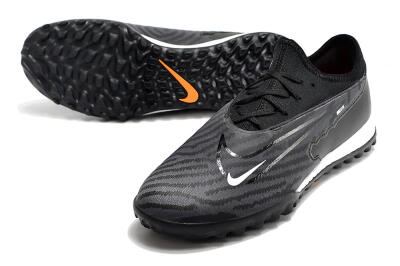 Nike React Phantom GX Pro TF Low-Tops Soccer Shoes - Black/White