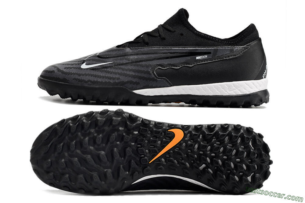 Nike React Phantom GX Pro TF Low-Tops Soccer Shoes - Black/White 1
