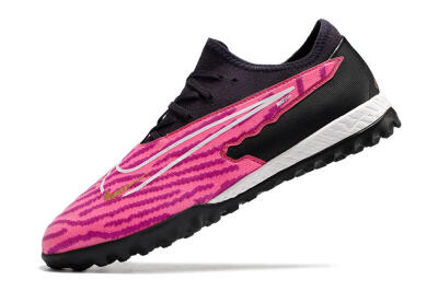Nike React Phantom GX Pro TF Low-Tops Soccer Shoes - Pink/White/Black