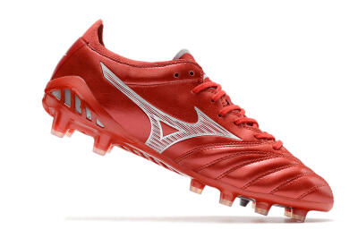 Mizuno Morelia Neo 3 Japan FG Low-Tops Soccer Cleats - Red/White