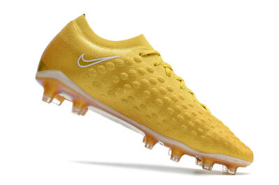 Nike Phantom Ultra Venom FG Low-Tops Soccer Cleats - Gold/White