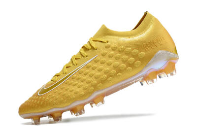 Nike Phantom Ultra Venom FG Low-Tops Soccer Cleats - Gold/White