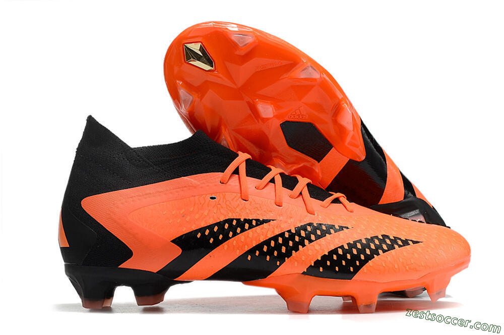 Adidas Predator Accuracy.1 FG High-Tops Soccer Cleats - Orange/Black 0
