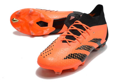 Adidas Predator Accuracy.1 FG High-Tops Soccer Cleats - Orange/Black