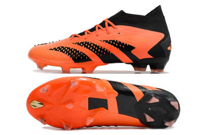 Adidas Predator Accuracy.1 FG High-Tops Soccer Cleats - Orange/Black