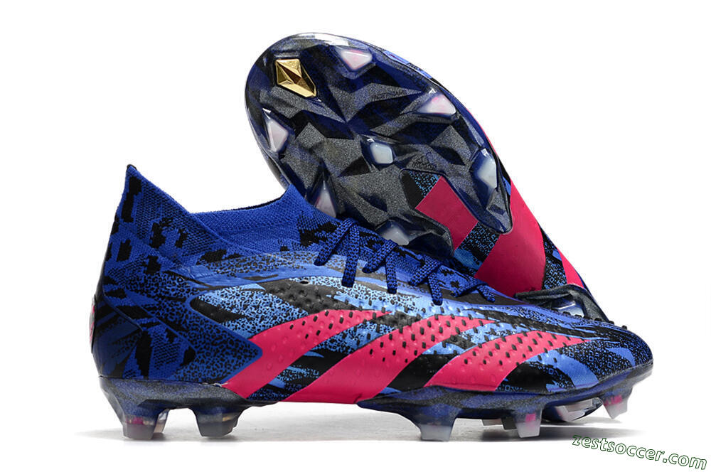 Adidas Predator Accuracy.1 Paul Pogba FG Low-Tops Soccer Cleats - Blue/Pink 0