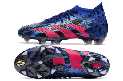 Adidas Predator Accuracy.1 Paul Pogba FG Low-Tops Soccer Cleats - Blue/Pink